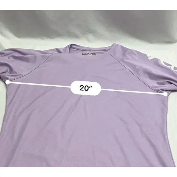 Columbia PFG Omni-Shade Base Layer Long Sleeve Shirt Top Lavender Women's Size L - Picture 5 of 7